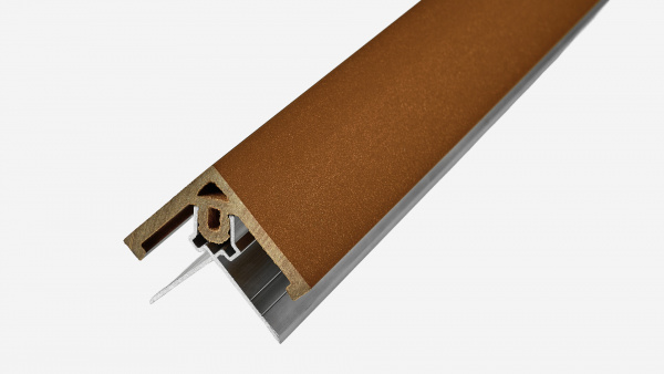 Профиль угловой Groentec 3000x50x50 мм, Дуб