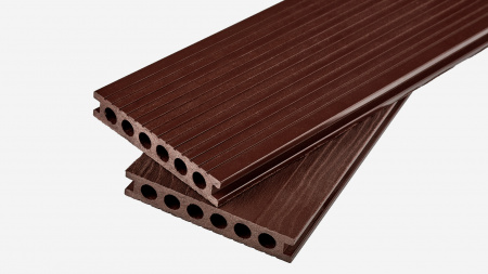 Террасная доска Groentec 4000x145x25 мм усиленная, Шоколад